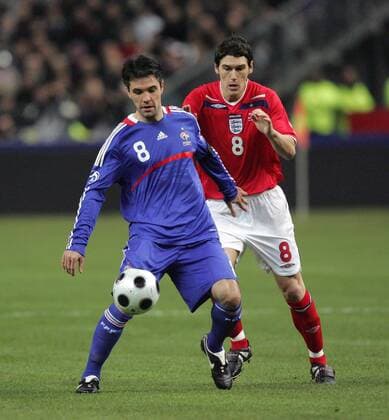 Fußball, Freundschaftsspiel, Frankreich - England 1:0