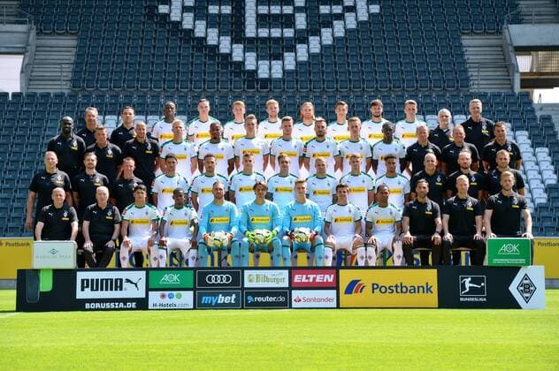 Fußball, Borussia Mönchengladbach Porträttermin