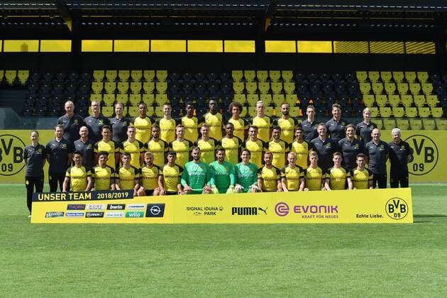 Fußball, Borussia Dortmund Porträttermin