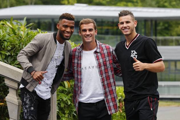 Fußball, Frankreich, Ankunft in Clairefontaine