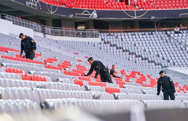Fußball, Nations League, Deutschland - Frankreich, Sicherheitsmaßnahmen