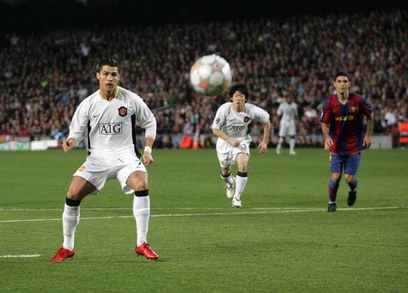 Fußball, Champions League, Halbfinale, FC Barcelona - Manchester United 0:0