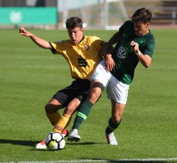 Fußball, B-Junioren, Bundesliga Nord Nordost, VfL Wolfsburg - Dynamo Dresden