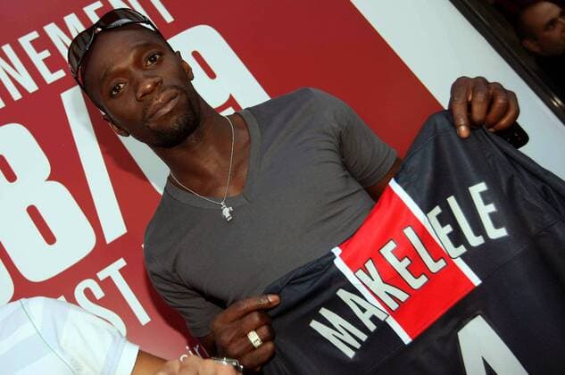 Fußball, Frankreich, Ligue1, PSG stellt seine Neuzugänge Makelele und Giuly vor