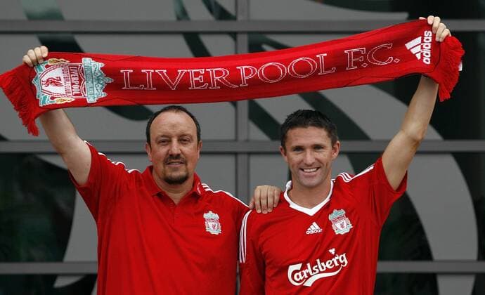 Fußball, England, Premier League, FC Liverpool präsentiert Neuzugang Robbie Keane
