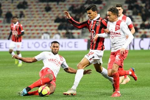 Fußball, OGC Nizza - Olympique Nimes
