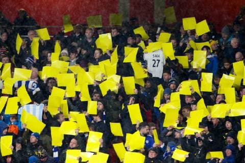 Fußball, Emiliano Sala Gedenken in England