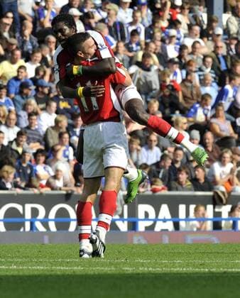 Fußball, England, Premier League, Blackburn Rovers - FC Arsenal 0:4
