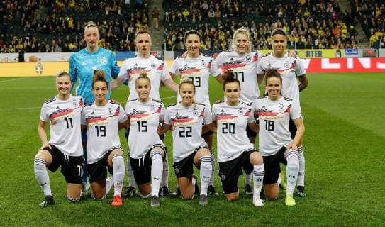 Fußball-WM der Frauen in Frankreich, Mannschaftsbilder der teilnehmenden Nationen