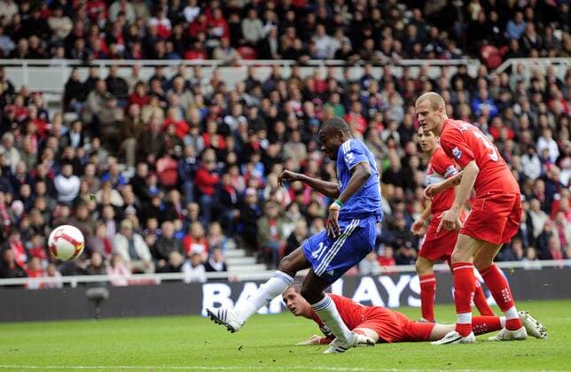Fußball, England, Premier League, FC Middlesbrough - FC Chelsea 0:5