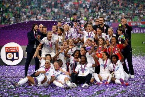 Fußball, Damen, Olympique Lyon gewinnt Champions League Finale