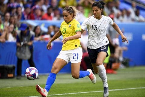 Fußball, WM Damen, Frankreich - Brasilien
