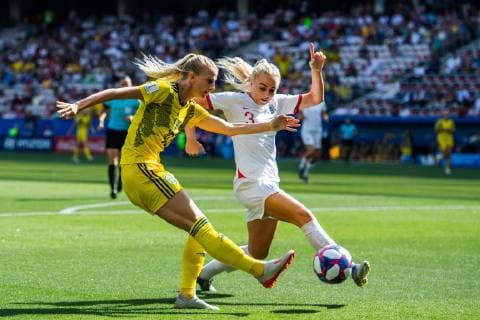 Fußball, WM Damen, Spiel um Platz 3, England - Schweden
