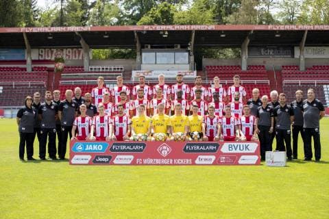 Fußball, 3. Liga, FC Würzburger Kickers Porträttermin 2019 2020