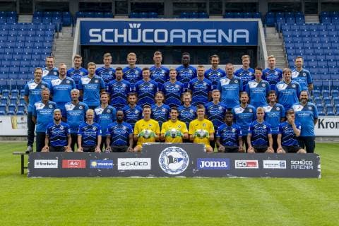 Fußball, 2. BL, Arminia Bielefeld Porträttermin 2019 2020