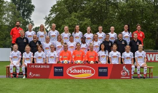 Fußball, Damen, 1. BL, 1. FC Köln Porträttermin 2019 2020