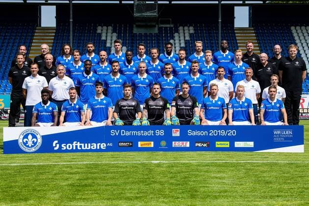 Fußball, 2. BL, SV Darmstadt 98 Porträttermin 2019 2020