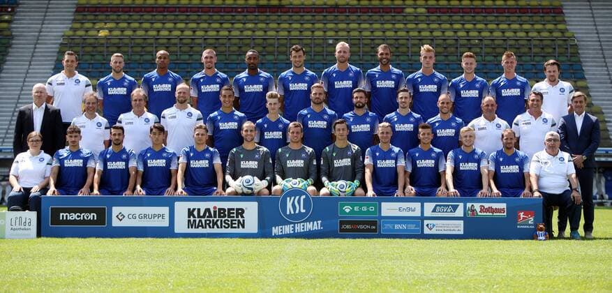 Fußball, 2. BL, Karlsruher SC Porträttermin 2019 2020