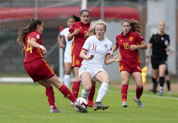 Fußball, U19 EM Damen, England - Spanien