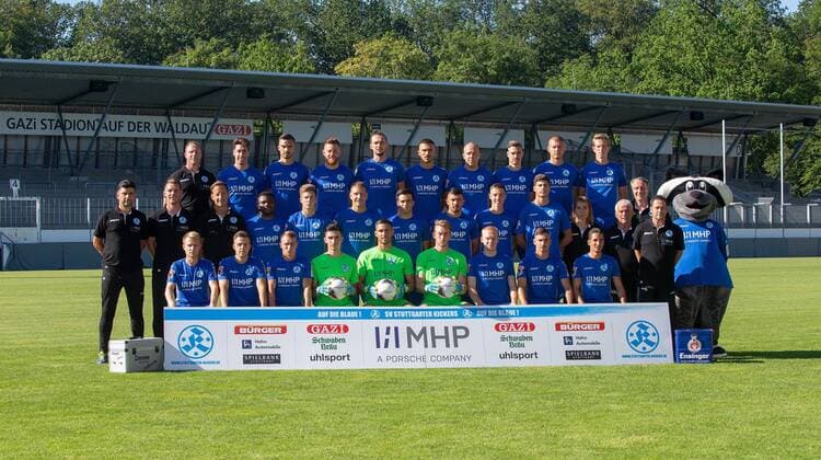 Fußball, Oberliga, Stuttgarter Kickers Porträttermin 2019 2020