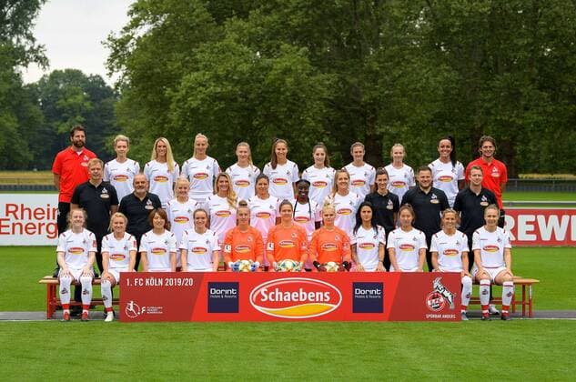Fußball, 1. BL Damen, 1. FC Köln Porträttermin 2019 2020