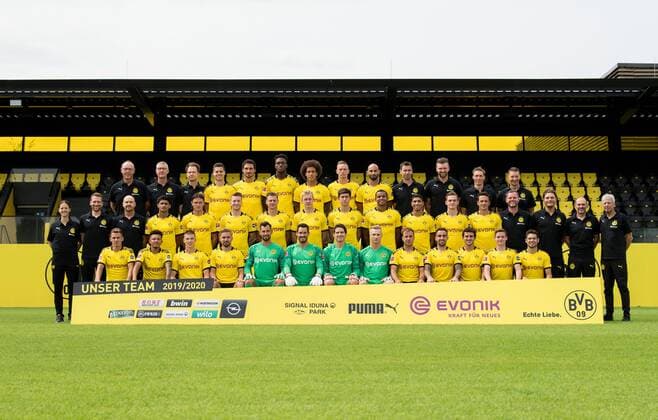 Fußball, 1. BL, Borussia Dortmund Porträttermin 2019 2020