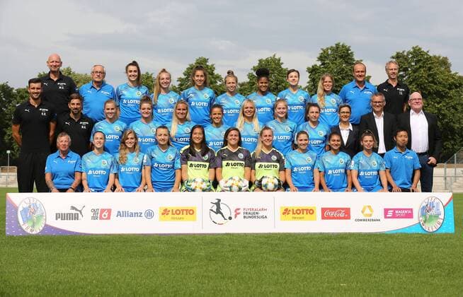 Fußball, Damen, 1. FFC Frankfurt Porträttermin