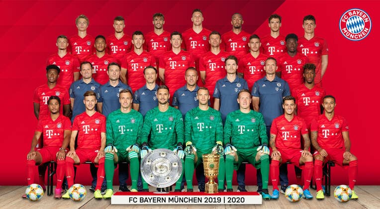 Fußball, 1. BL, FC Bayern München Porträttermin 2019 2020
