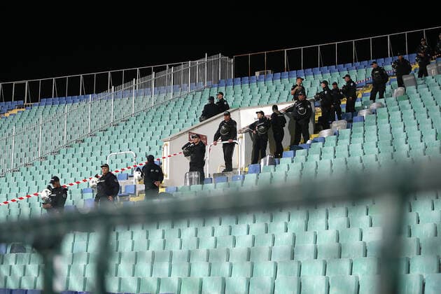 Fußball, EM Quali, Bulgarien - England, Sicherheit