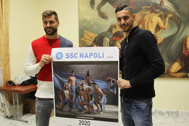 Fußball, SSC Neapel präsentieren Kalender für 2020