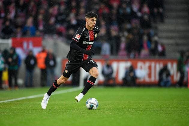 Fußball, Kai Havertz bestritt als jüngster Spieler sein 100. Bundesligaspiel