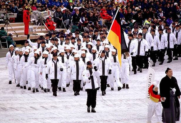 Olympia, Historie, Deutsche Fahnenträger bei den Olympischen Winterspielen
