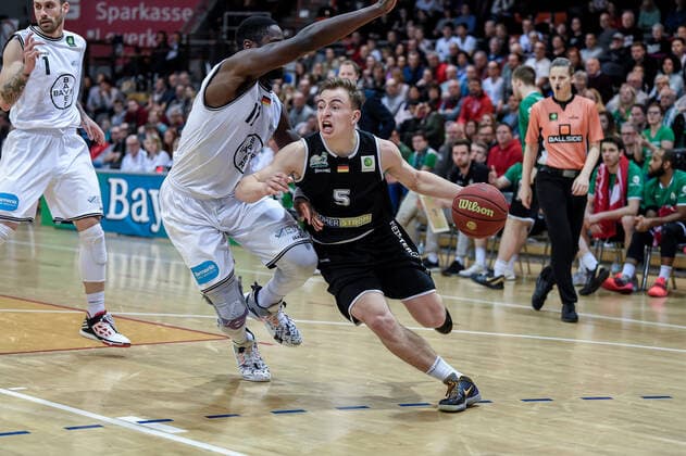 Basketball, 2. Bundesliga ProA, Bayer Giants Leverkusen - ROEMERSTROM Gladiators Trier