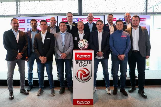 tipico Bundesliga Pressekonfernz in Wien