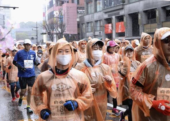 Leichtathletik, Kumamoto Marathon im Zeichen des Coronavirus
