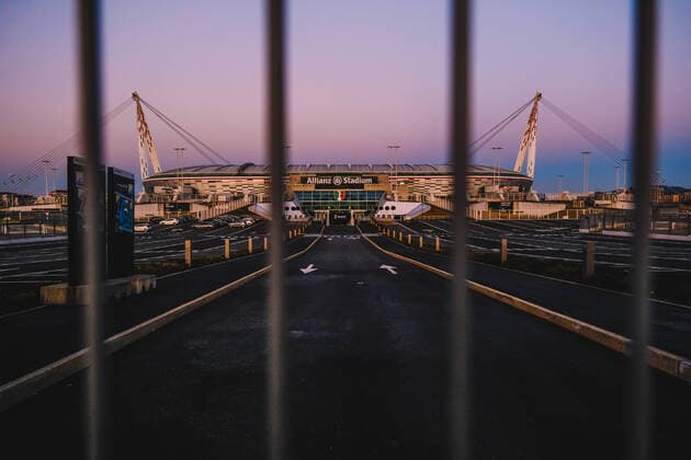 Fußball, Coppa-Italia Spiel Juventus Turin gegen AC Mailand wegen Coronavirus abgesagt