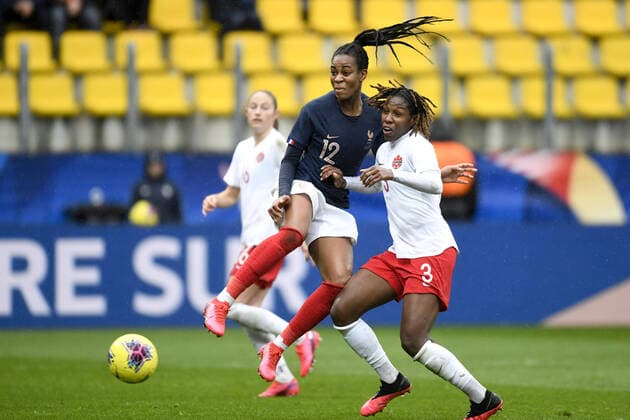 Fußball, Länderspiel, Frankreich - Kanada
