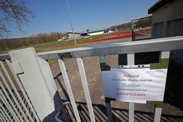 Coronavirus, Amateurfußball ist auf unbestimmte Zeit ausgesetzt