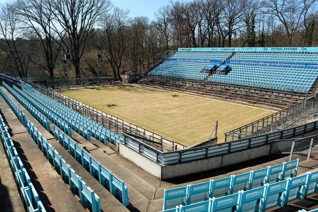 Coronavirus, Steffi-Graf-Stadion des LTTC Rot-Weiß Berlin im Wartestand