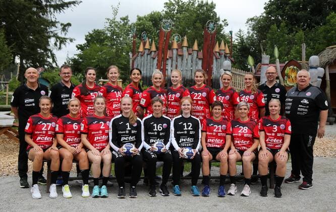 Handball, Damen, 1. BL, Thüringer HC, Porträttermin 2020 2021