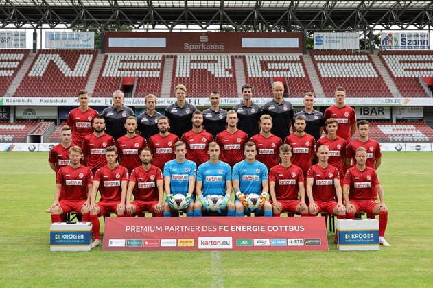 Fußball, RL Nordost, FC Energie Cottbus Porträttermin 2020 2021