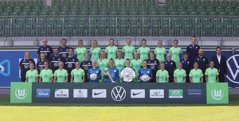 Fußball, Damen 1. BL, VfL Wolfsburg Porträttermin