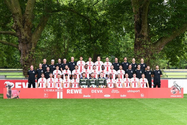 Fußball, 1. BL, 1. FC Köln Porträttermin 2020 2021