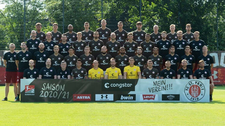 Fußball, 2. BL, FC St. Pauli Porträttermin 2020 2021