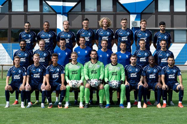 Fußball, 3. Liga, Waldhof Mannheim Porträttermin 2020 2021