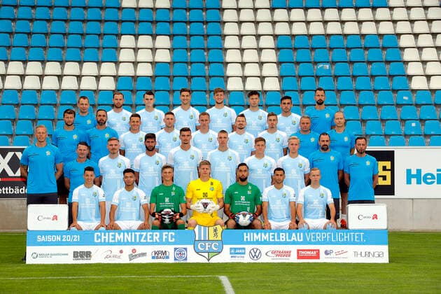 Fußball, RL Nordost, Chemnitzer FC Porträttermin 2020 2021