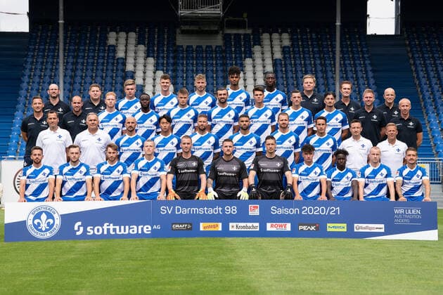 Fußball, 2. BL, SV Darmstadt 98 Porträttermin 2020 2021