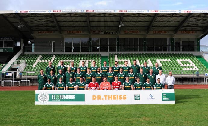 Fußball, FC 08 Homburg Porträttermin