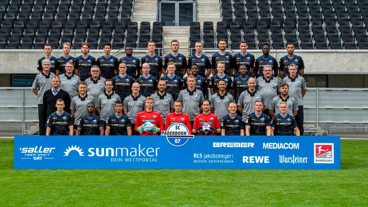 Fußball, 2. BL, SC Paderborn Porträttermin 2020 2021
