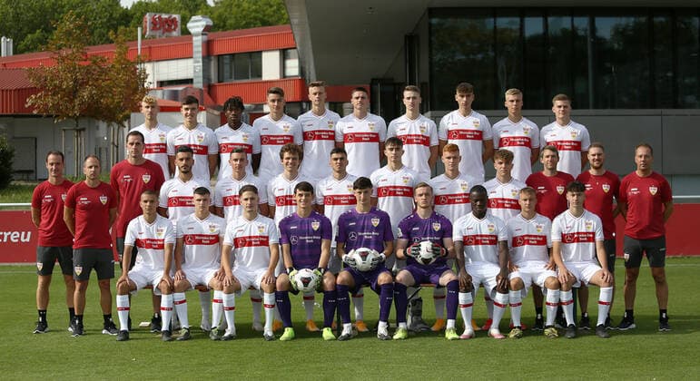 Fußball, U19 VfB Stuttgart Porträttermin 2020 2021